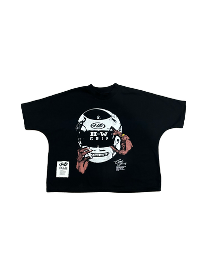 HLLS Black Helmet Tee