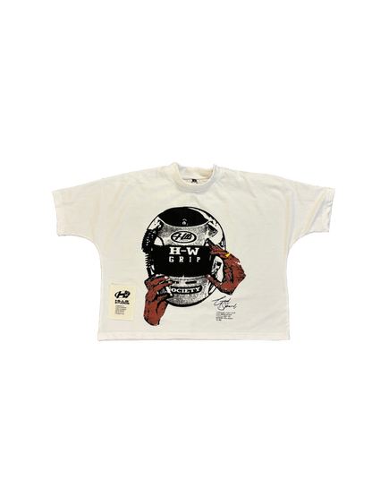 HLLS White Helmet Tee